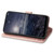 For Nokia G21 Four-leaf Clasp Embossed Buckle Leather Phone Case(Rose Gold)