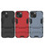 For iPhone 13 mini PC + TPU Shockproof Protective Case with Invisible Holder (Black)