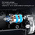 Car Inflatable Pump Portable Small Automotive Tire Refiner Pump, Style: Wired Digital Display With Lamp