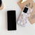 For Galaxy S20  Ultra Plating Colorful Geometric Pattern Mosaic Marble TPU Mobile Phone Case with Folding Bracket(Pink PF1)