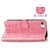 For iPhone SE 2022 / SE 2020 Cute Cat and Dog Embossed Horizontal Flip Leather Case with Bracket / Card Slot / Wallet / Lanyard(Pink)