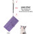 For iPhone SE 2022 / SE 2020 Cute Cat and Dog Embossed Horizontal Flip Leather Case with Bracket / Card Slot / Wallet / Lanyard(Purple)