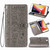 For iPhone SE 2022 / SE 2020 Cute Cat and Dog Embossed Horizontal Flip Leather Case with Bracket / Card Slot / Wallet / Lanyard(Gray)