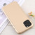 For iPhone 11 Pro Max Shockproof PC Full Coverage Protective Case with Tempered Glass Film(Gold)