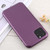 For iPhone 11 Pro Shockproof PC Full Coverage Protective Case with Tempered Glass Film(Purple)