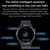 HDT MAX 1.60 inch Black Dial Bamboo Steel Band IP68 Waterproof Smart Watch Support Bluetooth Call(Black)