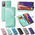 For Samsung Galaxy Note20 Halfway Mandala Embossing Pattern Horizontal Flip Leather Case with Holder & Card Slots & Wallet & Lanyard(Blue)