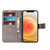 For iPhone 12 mini Retro Calf Pattern Buckle Horizontal Flip Leather Case with Holder & Card Slot & Wallet (Gray)