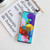 Four Corners Anti-Shattering Flow Gold Marble IMD Phone Back Cover Case For Samsung Galaxy Note20(Black LD1)
