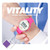 SKMEI 1720 Round Dial LED Digital Display Luminous Silicone Strap Electronic Watch(Purple)
