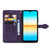 For Sony Xperia Ace III Mandala Flower Embossed Leather Phone Case(Purple)