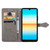 For Sony Xperia Ace III Mandala Flower Embossed Leather Phone Case(Gray)