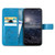 For Nokia G21 Four-leaf Clasp Embossed Buckle Leather Phone Case(Blue)