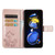 For Xiaomi Redmi Note 11T 5G Four-leaf Clasp Embossed Buckle Flip Leather Phone Case(Rose Gold)
