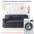 Living Room Stretch Full Coverage Skirt Style Sofa Cover, Size: Double M 145-185cm(One-color Pink) Living Room Stretch Full Coverage Skirt Style Sofa Cover, Size: Double M 145-185cm(One-color Pink)