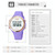 SKMEI 1720 Round Dial LED Digital Display Luminous Silicone Strap Electronic Watch(Black)