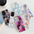 For Galaxy A71 Plating Colorful Geometric Pattern Mosaic Marble TPU Mobile Phone Case(Pink PJ1)