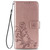 For Huawei Nova 7SE/P40 lite 5G Four-leaf Clasp Embossed Buckle Mobile Phone Protection Leather Case with Lanyard & Card Slot & Wallet & Bracket Function(Rose Gold)