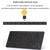 Cangjie Code Keyboard Traditional Chinese Annotated Wireless Keyboard 2.4G Wireless Connection Keyboard(Black)