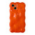 For iPhone 14 Wave Bubbles TPU Phone Case(Pearlescent Orange) For iPhone 14 Wave Bubbles TPU Phone Case(Pearlescent Orange)