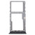 For TCL 20 SE Original SIM Card Tray + SIM / Micro SD Card Tray(Black)