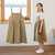 Girls Fashion Casual Suspender Skirt (Color:As Show Size:120cm)