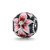 S925 Sterling Silver Pink Flowers Beads DIY Bracelet Necklace Accessories