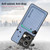 For OPPO Reno9 Carbon Fiber Leather Card Magsafe Phone Case(Green)