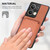 For OPPO Reno9 Carbon Fiber Leather Card Magsafe Phone Case(Green)