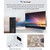 MECOOL KA2 Video Calling on TV Android 10.0 Smart TV Box with Remote Control, Amlogic S905X4 Quad Core Cortex A35, 4GB+64GB, Dual-Band / Ethernet / Camera(US Plug)