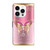 For iPhone 14 Pro Crystal 3D Shockproof Protective Leather Phone Case(Pink Bottom Butterfly) For iPhone 14 Pro Crystal 3D Shockproof Protective Leather Phone Case(Pink Bottom Butterfly)