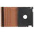 360 Degree Rotatable Leather Case with Sleep / Wake-up Function & Holder for New iPad (iPad 3)(Brown)
