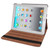 360 Degree Rotatable Leather Case with Sleep / Wake-up Function & Holder for New iPad (iPad 3)(Brown)