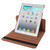 360 Degree Rotatable Leather Case with Sleep / Wake-up Function & Holder for New iPad (iPad 3)(Brown)