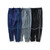 Boys Ice Silk Thin Trousers Mosquito-proof Pants (Color:Black Size:140cm)