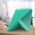 Multi-folding PU Leather Matte TPU Tablet Case For iPad Pro 10.2 2021 / 2020 / 10.5 2017(Mint Green)