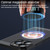 For iPhone 14 Plus Honeycomb Hole Copper Cooling Phone Case with Lens Film(Blue)