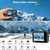 WIFI Color Dual-Screen HD 4K Anti-Shake Video Outdoor Waterproof Sports Camera(AT-Q60AR)