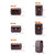 BULL CAPTAIN  Leather Multifunctional Waist Bag For Men(Black-04)