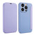 For iPhone 13 Pro Max Imitate Liquid Skin Feel Leather Phone Case with Card Slots(Purple)