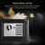 17E Home Mini Electronic Security Lock Box Wall Cabinet Safety Box with Coin-operated Function(White)