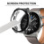 For Huawei Watch GT 3 Pro 46mm ENKAY Full Coverage Electroplated Soft TPU Case with Screen Protection(Grey)