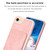 For iPhone SE 2022 / 2020 / 8 / 7 / 6 BF28 Frosted Card Bag Phone Case with Holder(Pink)