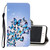 For iPhone 8 Plus / 7 Plus 3D Colored Drawing Horizontal Flip PU Leather Case with Holder & Card Slots & Wallet(Multiple Butterflies)