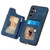 For Samsung Galaxy S23 FE 5G Retro Skin-feel Ring multi-card Wallet Phone Case(Blue)