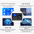 F01 Fingerprint Time Attendance Machine with 2.4 inch TFT Screen, UK Plug