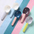 Cat Food Dog Food Spoon Pet Food Spoon Dog Cat Supplies(Brown+Pink)
