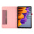 For Samsung Galaxy Tab S9+ Horizontal Flip TPU + Fabric PU Leather Tablet Case(Rose Red)