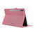 For Samsung Galaxy Tab S9+ Horizontal Flip TPU + Fabric PU Leather Tablet Case(Rose Red)