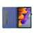 For Samsung Galaxy Tab S9+ Horizontal Flip TPU + Fabric PU Leather Tablet Case(Dark Blue)